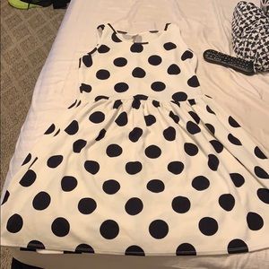 Black and white Polka dot dress -never worn!